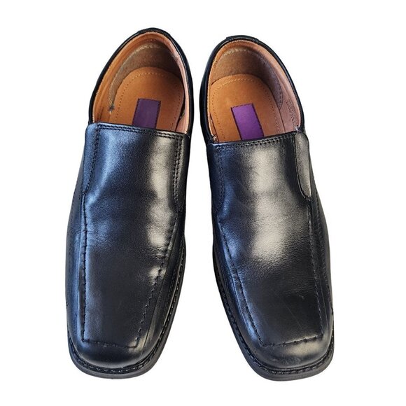 LEFT & RIGHT Leather Adelchi Dress Shoe Black Youth Boy's Size 6 - Picture 3 of 13